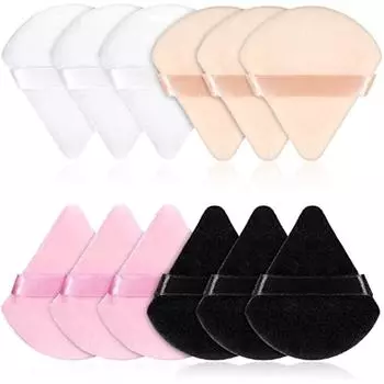 Трубка Tao, 12 предметов, косметическая губка, распылитель для порошка, многоцветная косметическая подушечка, косметическая губка, косметическая губка, косметическая губка 16x16x2cm