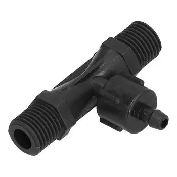 Трубка Вентури, ПВДФ, инжектор для смешивания газа и жидкости для генератора, сельскохозяйственного орошения, 1/4 дюйма