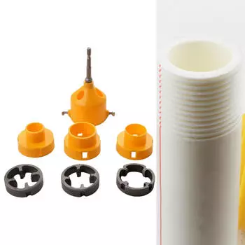 Трубный резьбонарезной станок, набор плашек для метчиков, премиум-класса, многоразовый, заменяет сантехнический инструмент, сантехническая резьба