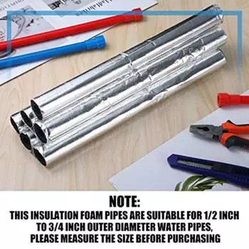 Трубный рукав самоклеящийся сохраняющий тепло 6 размеров полезная защита на открытом воздухе для орошения S