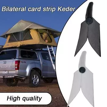 Трубопровод для навеса 6 мм с двойным клапаном, серый ПВХ-сердечник Keder Кемпинг/палатка/навесы/палатки 1m чёрный