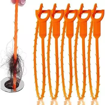 Трубопроводная щетка для чистки волос в ванной комнате, канализация, раковина, трубоуловитель, крюк для чистки сточных вод, дноуглубительный инструмент для удаления волос на полу, туалетный инструмент