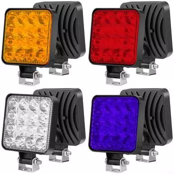 Белый/желтый/красный/синий цвет светодиодного рабочего света Pod для различных предпочтений White