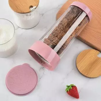 Трудосберегающее ручное сито для порошка, эргономичное бытовое кухонное просеиватель для муки, сито для домашнего снабжения, сито для порошка розовый