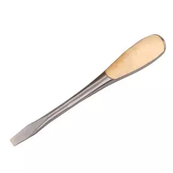 Трудосберегающие инструменты для ремонта плоской отвертки из сплава с деревянной ручкой и шлицевым хвостовиком