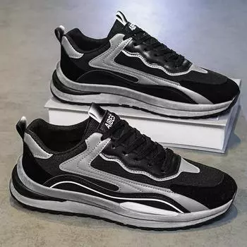 Трудовое страхование рабочая мужская обувь 2024 года новая летняя сетчатая рабочая обувь для строительства мужская платформа спортивная обувь Forrest Gump лето 39