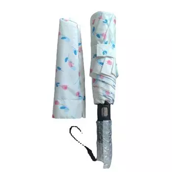 True automatic switch umbrella, three-fold umbrella umbrella, built-in motor drive, no need for manual operation, you can розовый