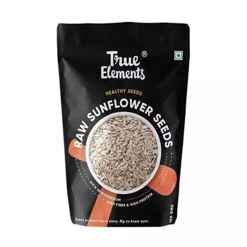 True Elements Сырые семена подсолнечника 150 г - Семена подсолнечника для еды