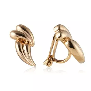 True Love GA61668 [Grosse Glace] Earrings, Gold, золотой