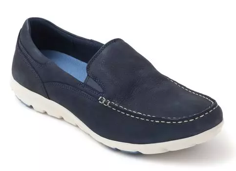 True Walk Zero Two Loafers CJ5109 New Dress Blues cm W [Rockport] Мужские 27,0
