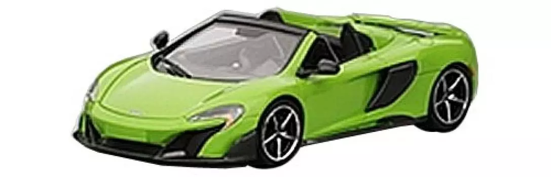 TrueScale Miniatures McLaren 675LT Spider 2016 Mantis Green Finished Product 1/43 зелёный