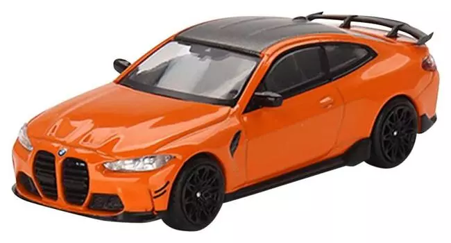 TrueScale Miniatures MINI GT 164 BMW M4 M Performance (G82) Огненно-оранжевый (Правый руль) Готовый продукт