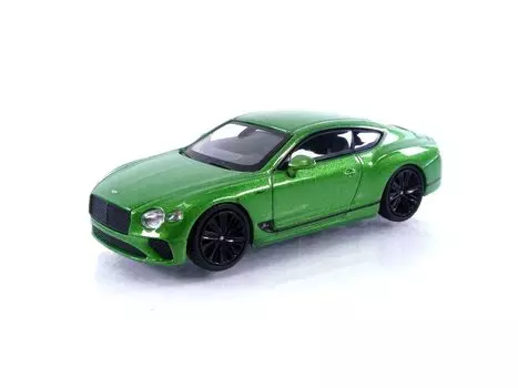 TrueScale Miniatures MINI GT Bentley Continental GT Speed 2022 Apple Green Hand Finished Product 1/64 1/64 (Left Drive) MGT00473-L
