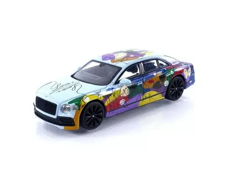 TrueScale Miniatures MINI GT Bentley Flying Spur V8 UNIFYING SPUR Hand Finished Product 1/64 (Left Drive)