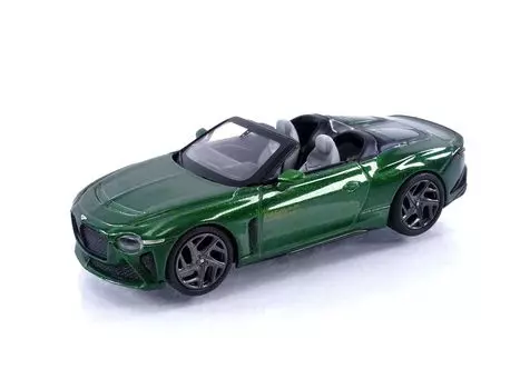 TrueScale Miniatures MINI GT Bentley Mulliner Bacalar Scarab Green Готовый продукт 1/64 (Левая ручка)