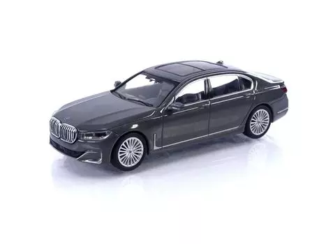 TrueScale Miniatures MINI GT BMW 750Li xDrive Bernina Gray Amber Effect Finished Product 1/64 (Left Handle)