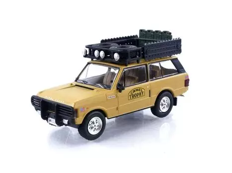 TrueScale Miniatures MINI GT Range Rover 1982 Camel Trophy Papua New Guinea Team USA Hand Finished Product 1/64 (Left Drive)