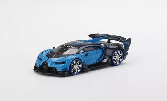 TrueScale Miniatures TSM MODEL Bugatti Vision Gran Turismo светло-голубой готовый продукт TSM430532 1/43