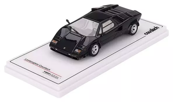 TrueScale Miniatures TSM MODEL Lamborghini Countach 5000S Black Finished Product 1/43
