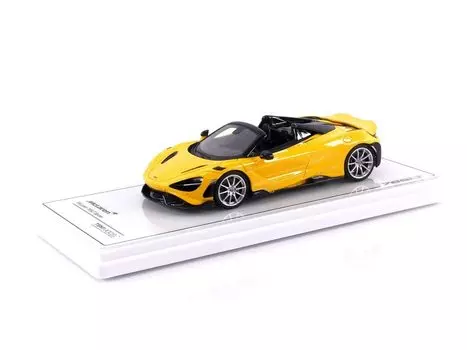 TrueScale Miniatures TSM MODEL McLaren 765LT Spider Volcano Yellow Готовый продукт TSM430627 1/43