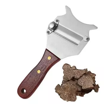 Трюфельный слайсер, трюфельный сырный слайсер, сырная терка, трюфельный сырный слайсер, терка из нержавеющей стали, шоколадный слайсер с деревянными ножами