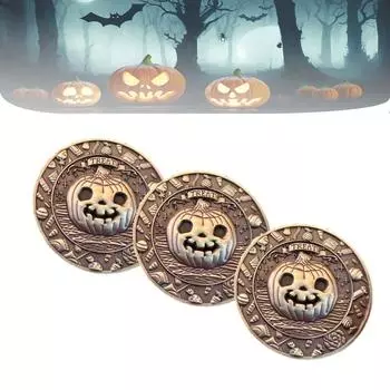 Трюк, Хэллоуин с тыквами, художественные памятные сувениры ручной работы, забавные трюки, праздничные украшения и сувениры для вечеринок One Size
