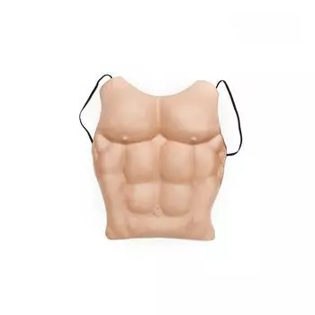 Трюк на маскарадный костюм на Хеллоуин EVA Поддельные груди и живот Забавные поддельные мускулы Мачо A