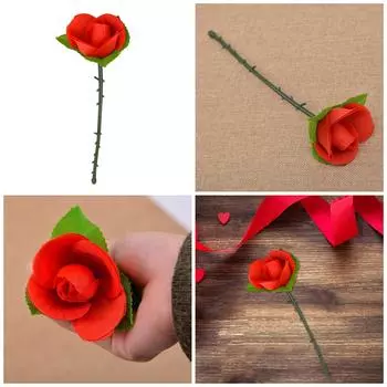 Трюк с выдвижной розой. Идеально подходит для новичков. Удивите свою аудиторию. Профессиональный реквизит для фокусников. Свадебные шоу.