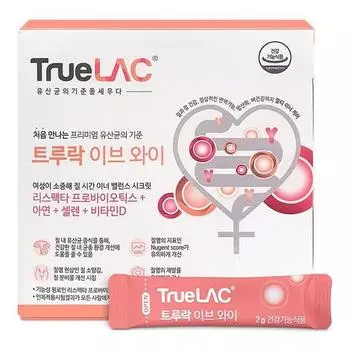 TruLoc Hurum Eve Y Женское вагинальное здоровье Lactobacillus 30 шт., 60 г, 1 шт., корейская здоровая пища