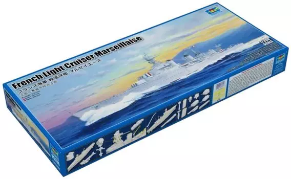 Trumpeter French Light Cruiser Marseillaise Plastic Model 05374 1/350