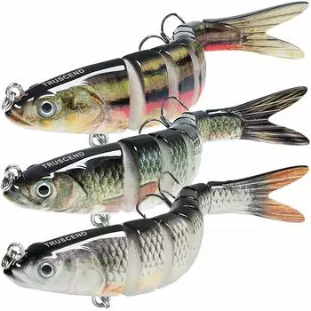 TRUSCEND Lure Fishing Joint Lure Looks Just Like the Real Thing Various Sizes Suitable for Saltwater and Freshwater Fishing Lure Suitable for Sea