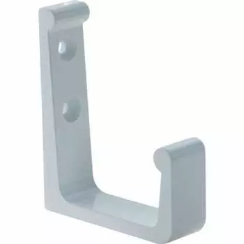 TRUSCO Aluminum L Type Hook 45mm White AH45-W