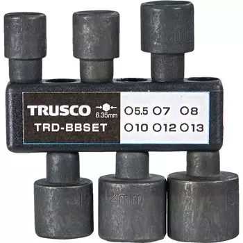 TRUSCO Box bit set of 6 (with holder) TRD-BBSET
