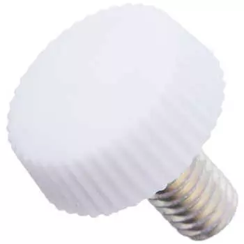 TRUSCO Cosmetic Screw NO.3 White M6E0 10 pieces B53-0610