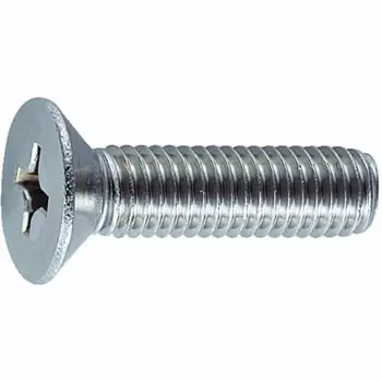 TRUSCO Countersunk Machine Screw Stainless Steel Full Thread M3 x 6 220 Pieces B06-0306