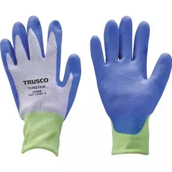 TRUSCO Cut Resistant Gloves 15G Polyurethane Coating M Size TCRG15-M