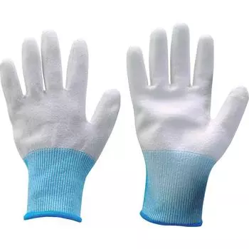 TRUSCO Cut Resistant Urethane Unlined Gloves Cut Resistance Level 2 S Size TCRGU2-S
