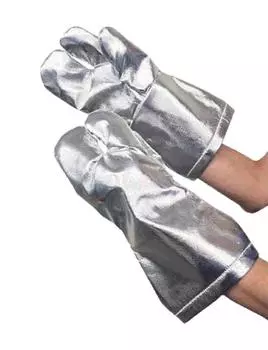 TRUSCO Heat Shielding Protective Equipment 3 Finger Gloves Free Size SLA-T3