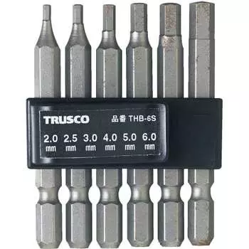 TRUSCO Hex Bit Set THB-6S