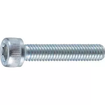 TRUSCO Hexagon Socket Bolt Unichrome Full Thread M4 x 12 56 Pieces B62-0412