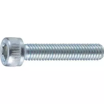 TRUSCO Hexagon Socket Bolt Unichrome Full Thread M6 x 30 34 Pieces B62-0630