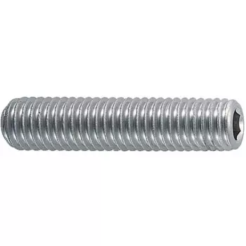 TRUSCO Hexagon Socket Set Screw, Stainless Steel, Recessed Tip, Diameter 4 x Length 10mm, Pack of 50 B45-0410