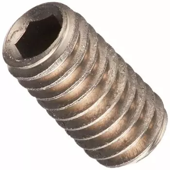 TRUSCO Hexagon Socket Set Screw Titanium Diameter 4 x Length 8mm 6 Pieces TB98-0408