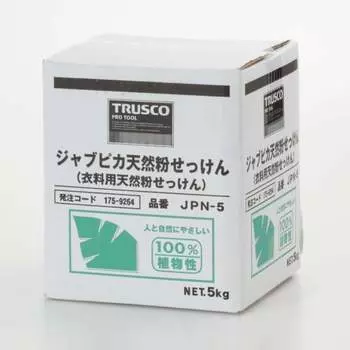 TRUSCO Japupika Natural Powder Soap 5kg (1 piece = 1 box) JPN-5