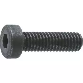 TRUSCO Low Head Hexagon Socket Bolt Black Dyed Half Screw Size M6 x 35 8 Pieces B081-0635