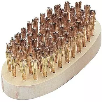 TRUSCO Овальная 6-линейная щетка латунь TB-5045