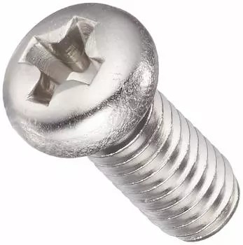 TRUSCO Pan Head Machine Screw Stainless Steel Full Thread x 6 170 Pieces M2.6 B05-2606
