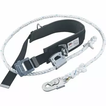 TRUSCO Pole Safety Belt Set Black TFC-11A-BK