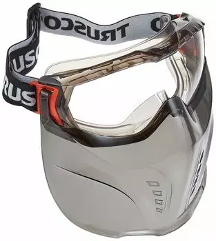 TRUSCO Safety Goggles with Vent Type TSG501TV Visor,
