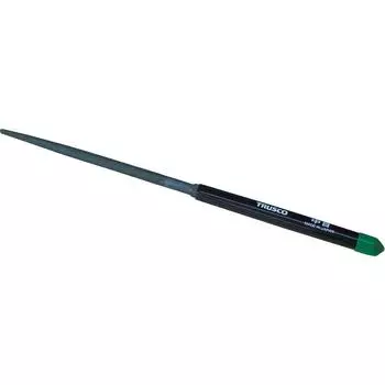 TRUSCO Set File Round Fine Total Length 185 Set of 10 TMA010-03